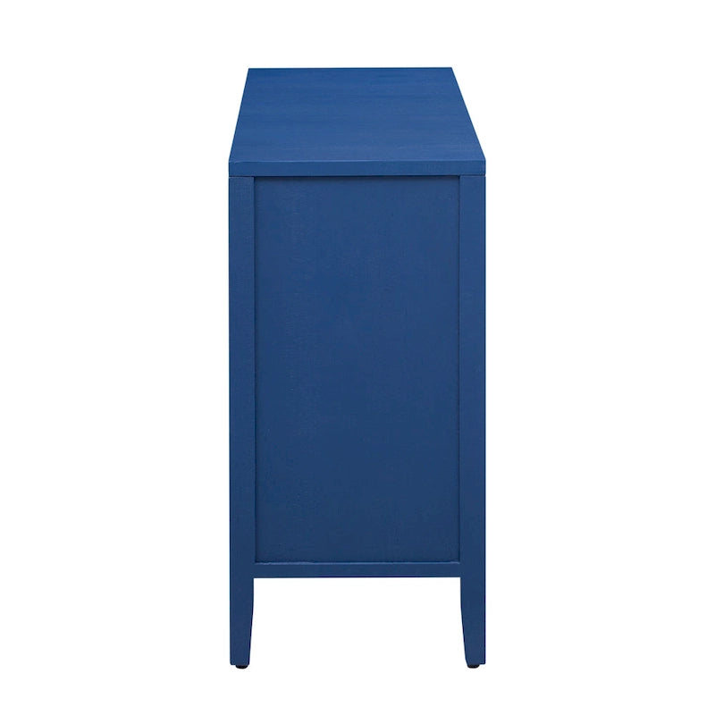 Fir Veneer Accent Cabinet with Textured Finish