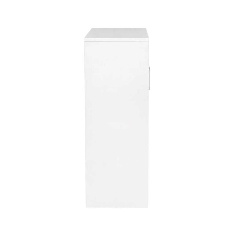 Wall-Mounted Floating Wood Storage Cabinet for Barber or Shampoo Station