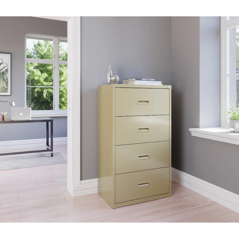 30-Inch Wide 4-Drawer Commercial Lateral File Cabinet