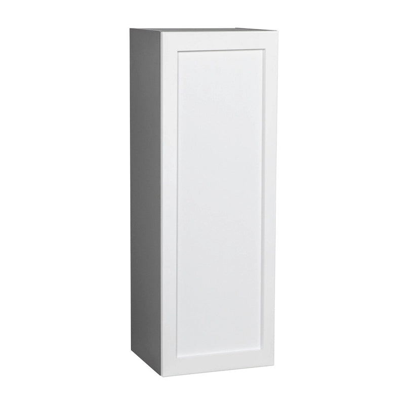 Single-Door Grey Wall Cabinet, 15W x 42H x 12D
