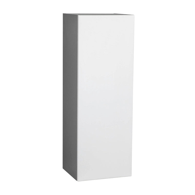 Single-Door Grey Wall Cabinet, 15W x 42H x 12D