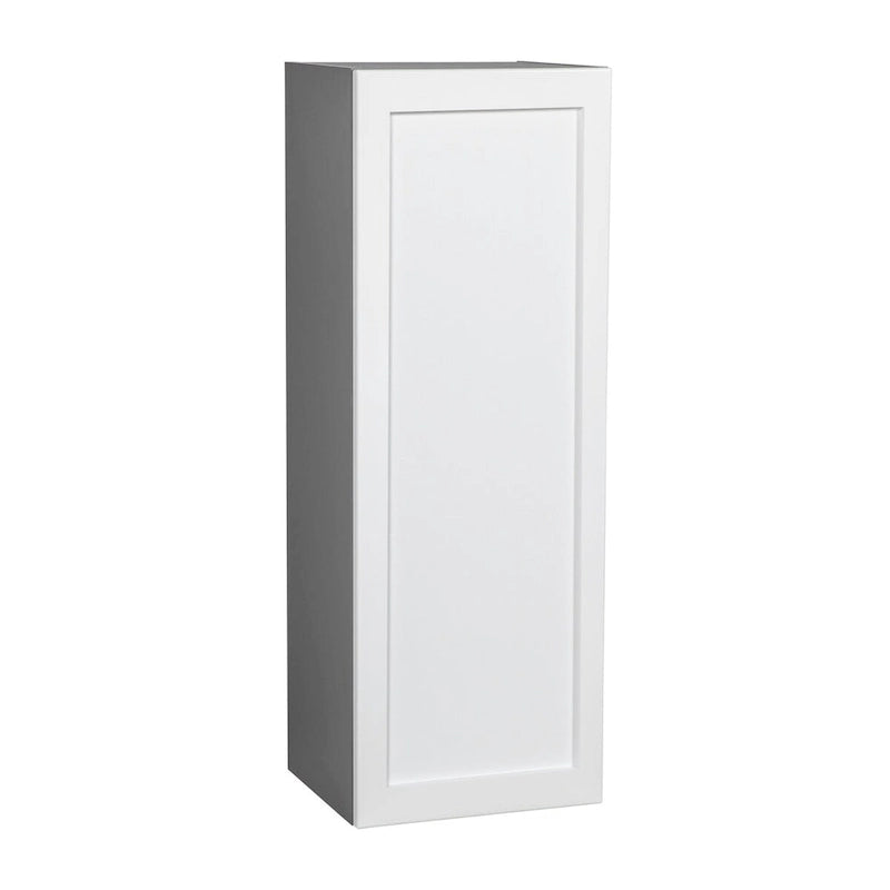 Single-Door Grey Wall Cabinet, 15W x 42H x 12D