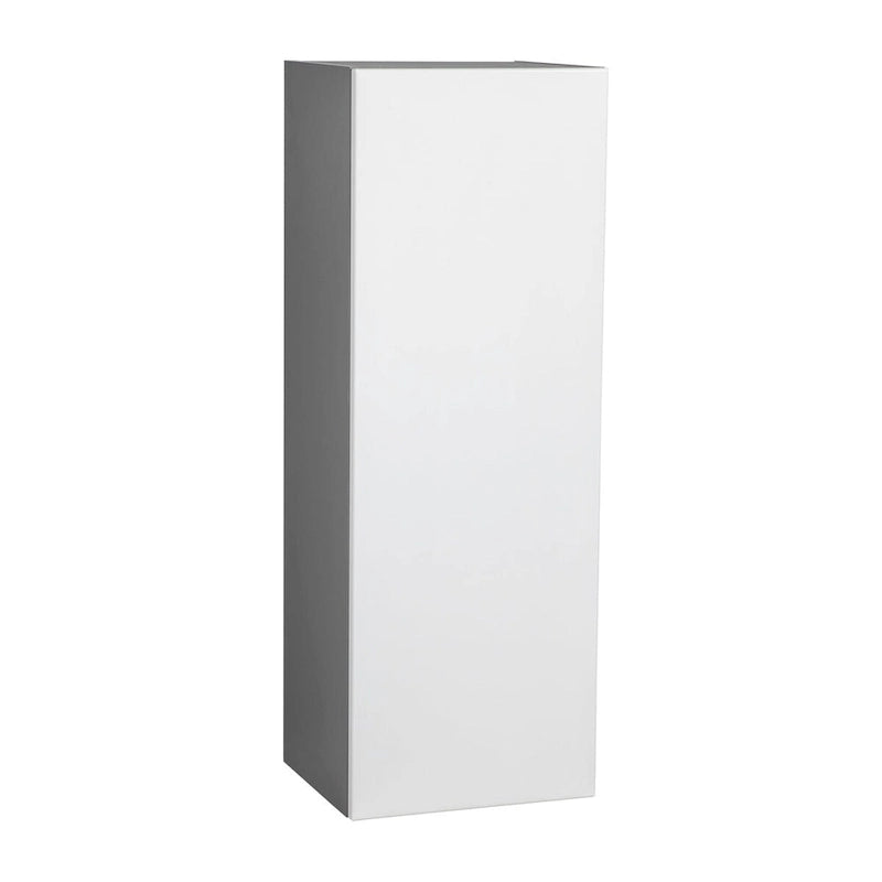 Single-Door Grey Wall Cabinet, 15W x 42H x 12D