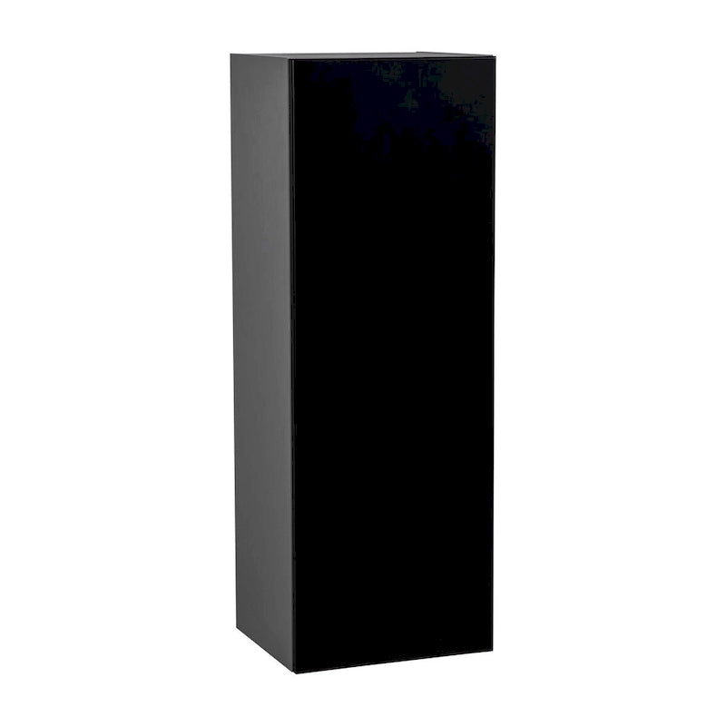 Single-Door Grey Wall Cabinet, 15W x 42H x 12D