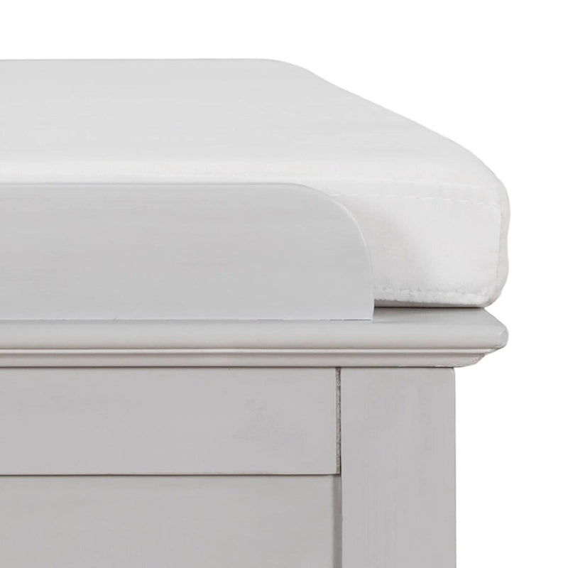 Classic Vintage Wooden Storage Bench with Two Cabinet Compartments