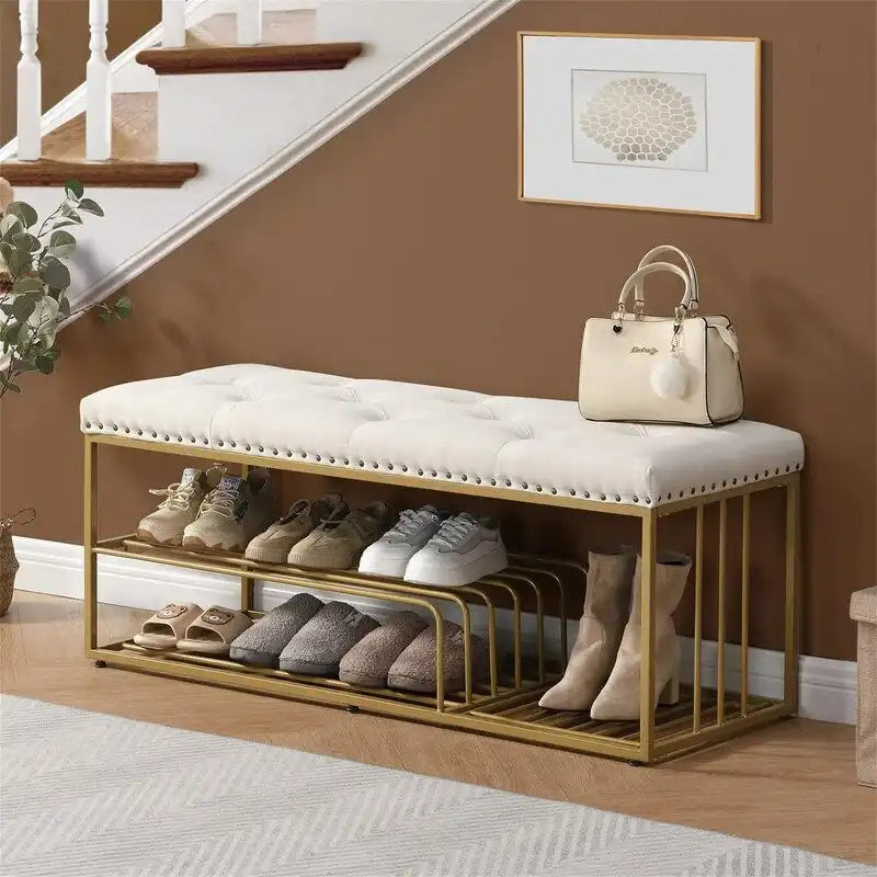 Linen Storage Bench, 47.2W x 17D x 19H