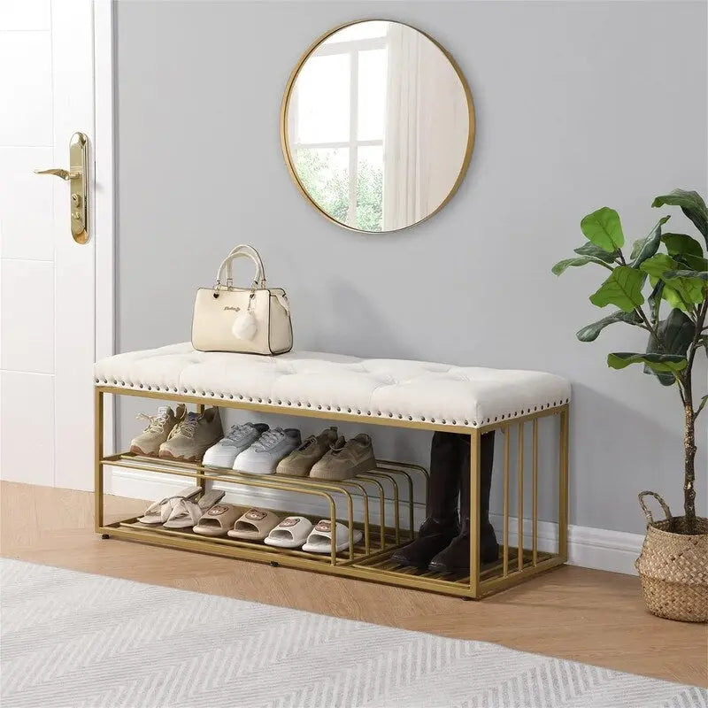 Linen Storage Bench, 47.2W x 17D x 19H