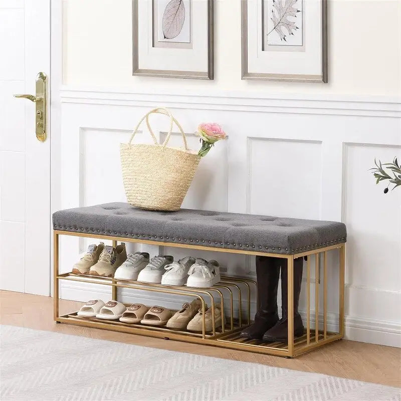 Linen Storage Bench, 47.2W x 17D x 19H