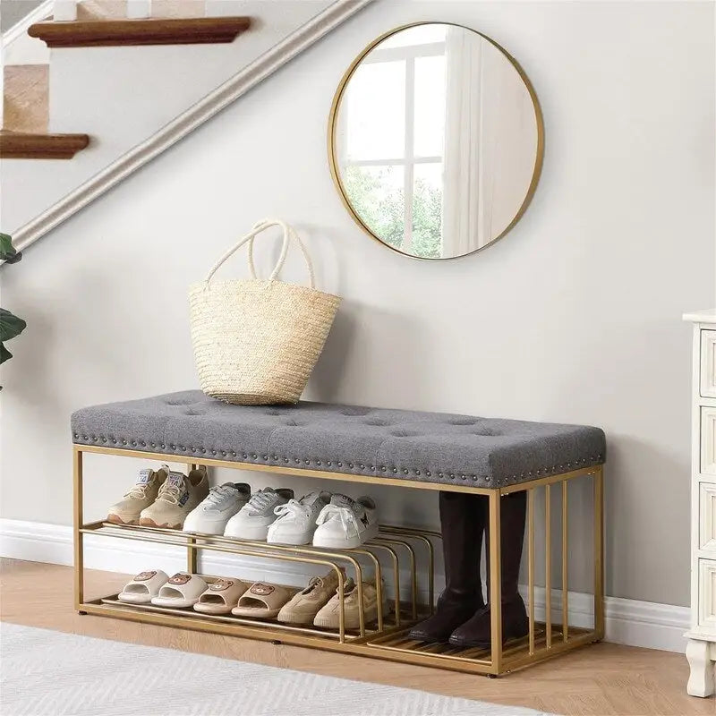 Linen Storage Bench, 47.2W x 17D x 19H
