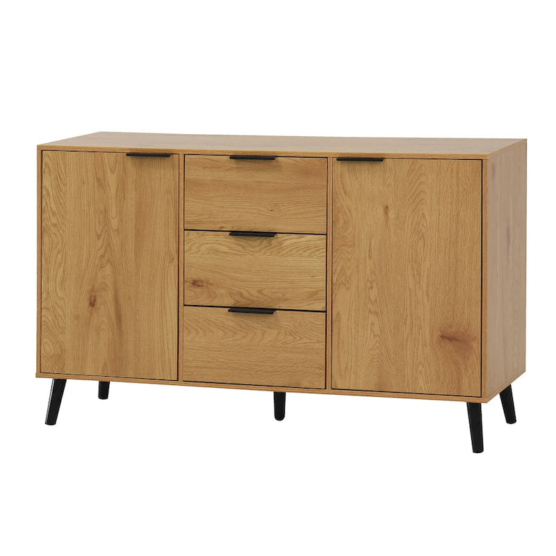 Sideboard Buffet Cabinet with Doors and Interior Storage