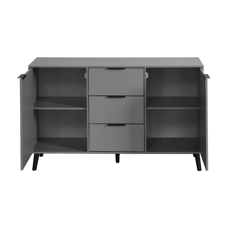 Sideboard Buffet Cabinet with Doors and Interior Storage