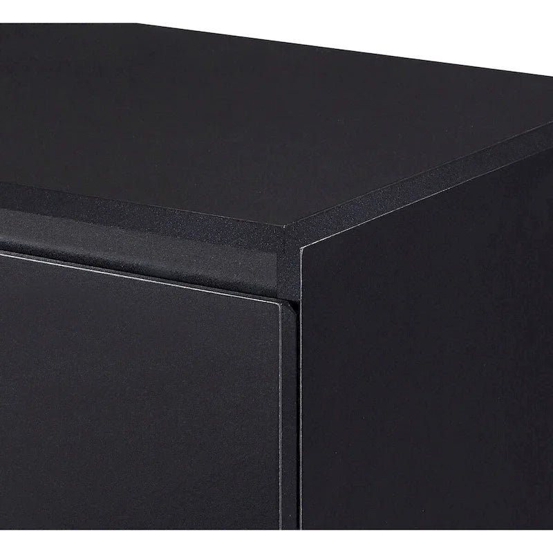 2-Door Sideboard Cabinet with Gold Metal Legs