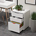 3-Drawer Storage Cabinet, 15.5D x 18.1W x 24H