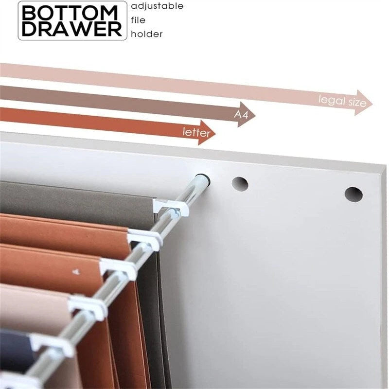 3-Drawer Storage Cabinet, 15.5D x 18.1W x 24H