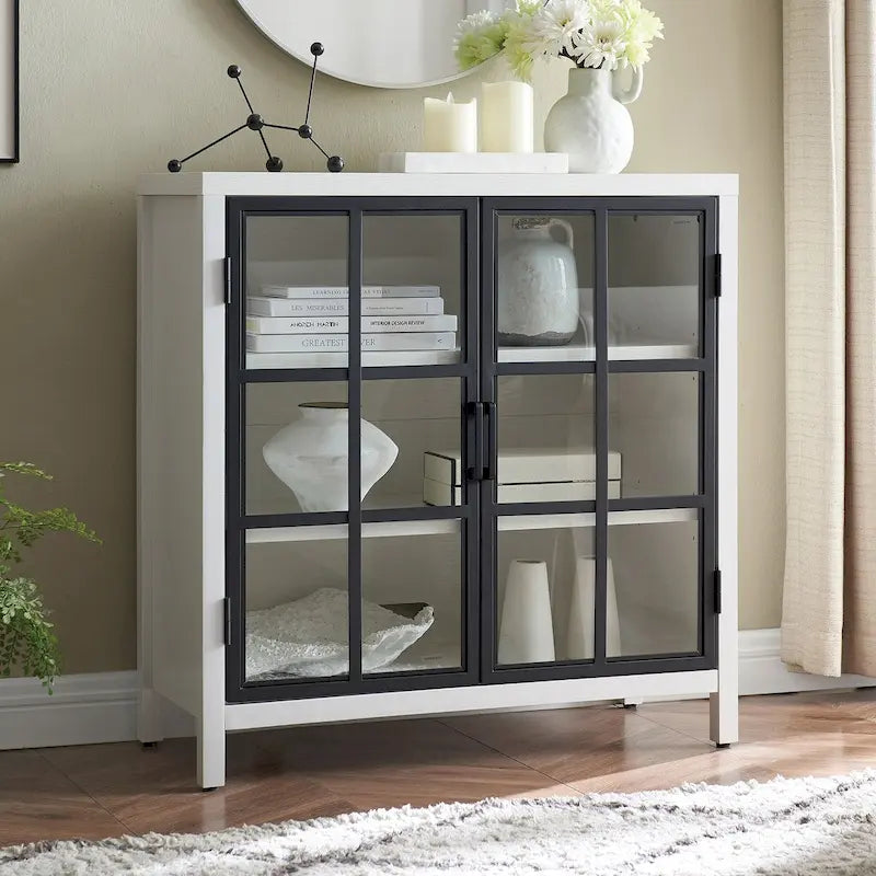 32-Inch Wide Rectangular Accent Cabinet