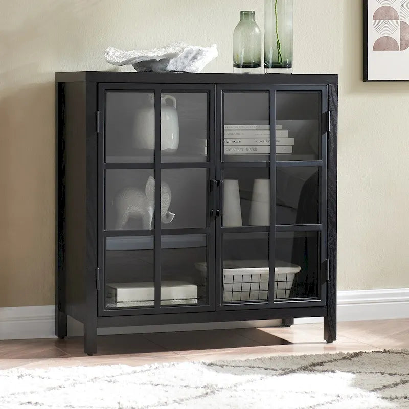 32-Inch Wide Rectangular Accent Cabinet