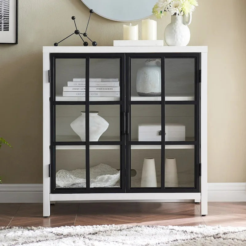 32-Inch Wide Rectangular Accent Cabinet