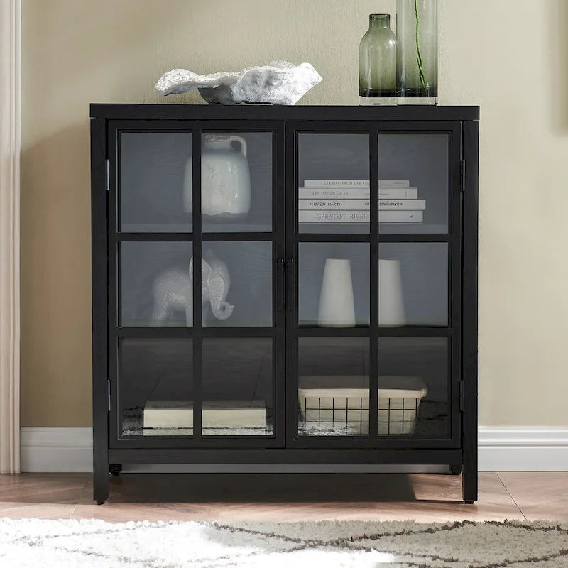 32-Inch Wide Rectangular Accent Cabinet