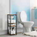 Freestanding Bathroom Storage Cabinet with Shelf and Drawer, 10W x 11D x 28H