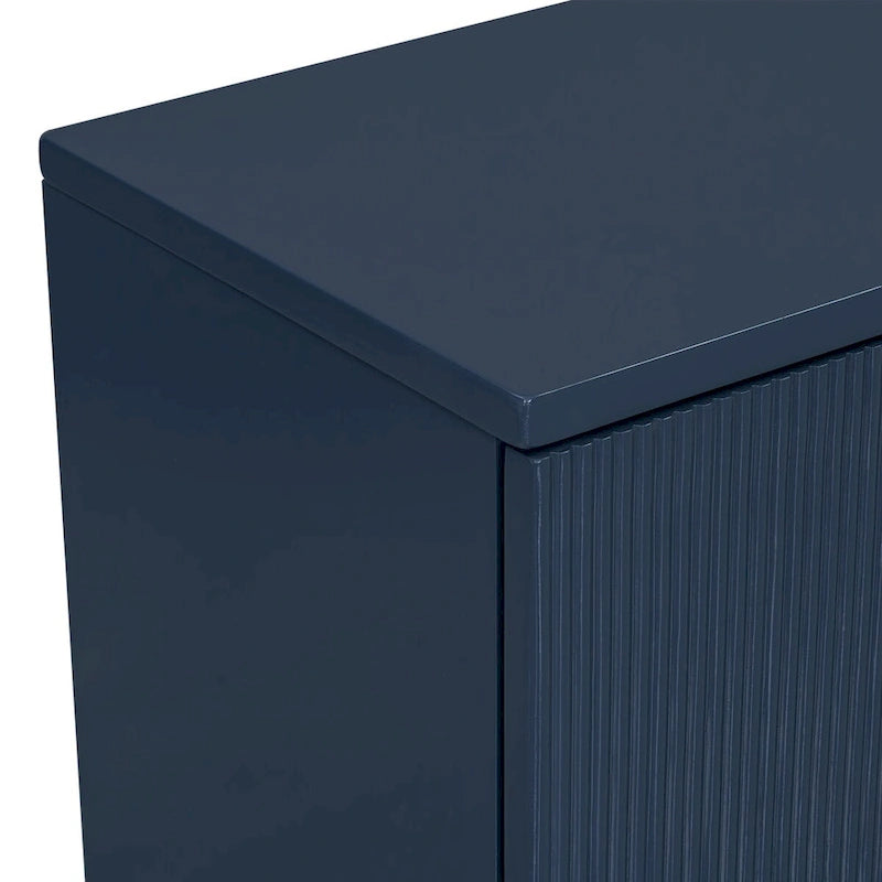 Freestanding Storage Cabinet for Living Room with Doors and Shelves