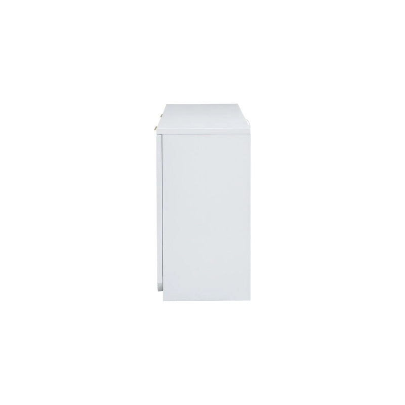 Freestanding Storage Cabinet for Living Room with Doors and Shelves