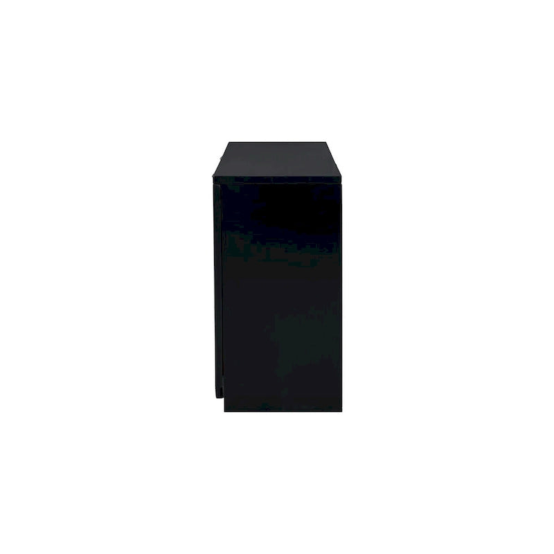 Freestanding Storage Cabinet for Living Room with Doors and Shelves